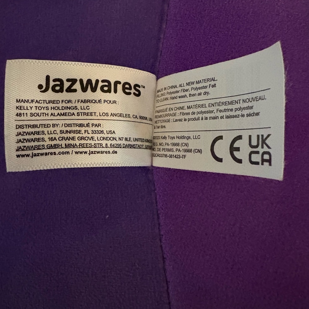 Squishmallow Poplina the Purple Boba Tea XL - Picture 4 of 5